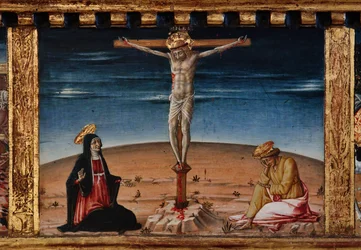 Madonna col Bambino e i santi Giacomo, Agostino, Bernardino e Margherita, primi decenni del XIV secolo