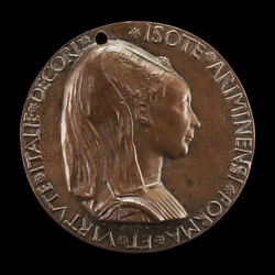Isotta degli Atti, 1432-1474, amante 1446, poi moglie dopo 1453, di Sigismondo Malatesta [recto]