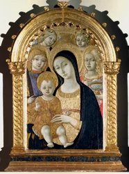 Vergine con Bambino Gesù, San Michele, Santa Maria Maddalena
