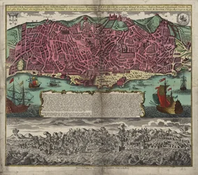 Carta della collezione cartografica della Biblioteca nazionale. La carta fu pubblicata ad Augusta