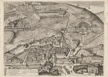 Veduta di Frascati e dintorni