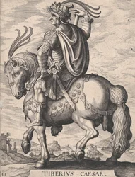 Tavola 3: Imperatore Tiberio a cavallo, da 