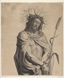 Ecce Homo (serie Ecce Homo, il Cristo crocifisso, la Vergine Maria e Giovanni Evangelista)