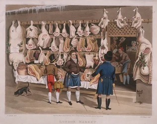 Mercato di Londra, una macelleria