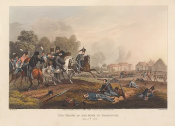 La morte del duca di Brunswick, 15 giugno 1815