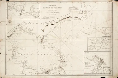 Carta dello Stretto di Bass di Matthew Flinders
