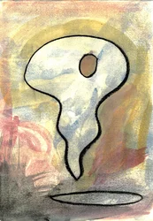 dolce mattina 8, 2021 (acquerello, carboncino)