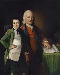 Cadwallader Colden e suo nipote Warren De Lancey, ca. 1772
