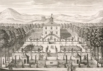 Casa e giardino, 1715