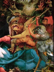 Demoni e mostri (pittura su legno di tiglio)