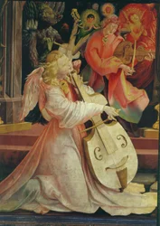 Il concerto degli angeli, dalla Pala di Isenheim, ca. 1512-16 (dettaglio di 17670)