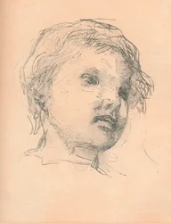 Schizzo di un bambino