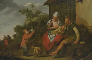 Il ferramenta e la sua famiglia
