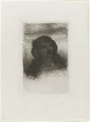 Testa di una ragazza