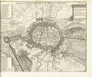 Assedio di Douai, 1710 (Plan de la Ville de Douay et du Fort de l