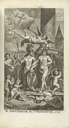 Pagina del titolo incisa per J. Lamigue: La vita di Sua Altezza Giovanni Guglielmo Friso, 1716