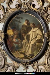 Bernardo Tolomei (1272-1348) benedice le offerte (dipinto)