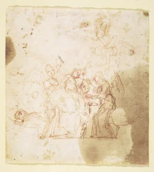 San Giovanni Battista bambino assistito dagli angeli (?)