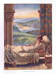 Le arie del Paradiso, illustrazione da Le Fiabe di Lady Ann, 1914