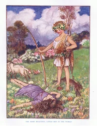 Il bambino più bello del mondo, illustrazione da Le Fiabe di Lady Ann, 1914