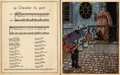 Il cavaliere della guardia. filastrocca (canzone per bambini) (incisione)