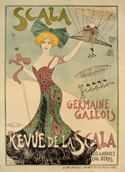 Poster della Revue de la Scala, 1901