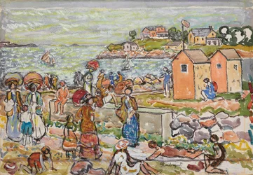 Bagnanti e passeggiatori, c.1919