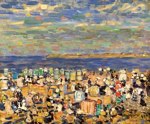 Spiaggia a St. Malo, c. 1907
