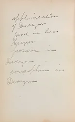 Taccuino italiano: Pagina di appunti 239, 1898-1899