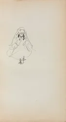 Taccuino italiano: Ragazza in piedi pagina 257, 1898-1899