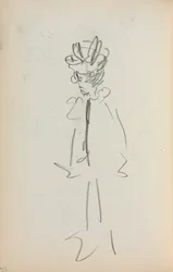 Taccuino italiano: Donna in piedi 34 Pagina vista 126, 1898-1899