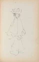 Taccuino italiano: Donna in piedi pagina 147, 1898-1899