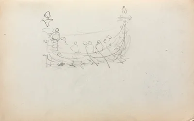 Taccuino italiano: Barca veneziana pagina 29, 1898-1899