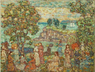 Paesaggio (Scena di spiaggia)