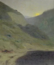 Paesaggio al crepuscolo