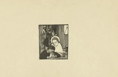 Illustrazione per una poesia nella raccolta di poesie Sagesse di Paul Verlaine