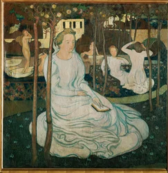 Le Verger des Vierges (olio su tela)