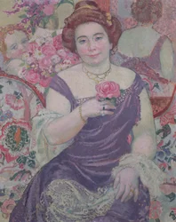 Marthe con una rosa, 1909