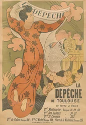 Poster per il giornale La Dépêche de Toulouse, 1892