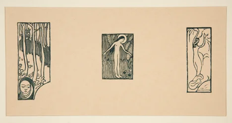 Foglio di xilografie da L