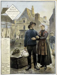 La partenza dei pescatori bretoni per Terranova - calendario del negozio La Belle Jardinière