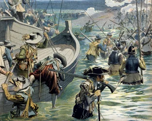 Storia della Francia: Aiuto inviato ai difensori dell