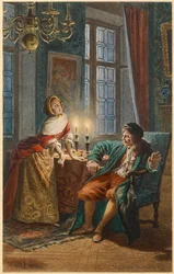 Moliere e Madeleine Bejart (illustrazione)