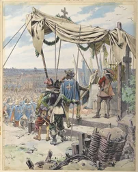 Richelieu prima della battaglia, c. 1900