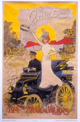 Poster pubblicitario per carrozzeria auto, 1899