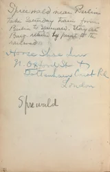 Quaderno degli schizzi italiani: Note (pagina 260)