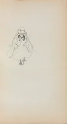 Sketchbook italiano: Ragazza in piedi (pagina 257)