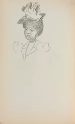 Quaderno di schizzi italiano: Donna, lunghezza del busto (pagina 142)