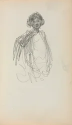 Quaderno degli schizzi italiano: Donna, lunghezza della vita (pagina 217)