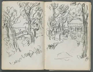 Taccuino di schizzi, The Dells, N° 127, pagina 004 5: Paesaggio